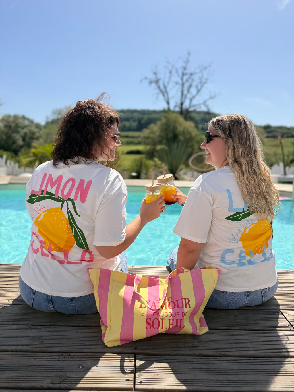 T-shirt Limoncello rose