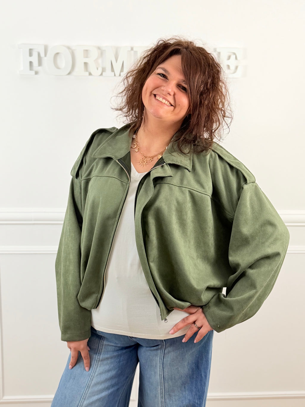 Veste Azel kaki