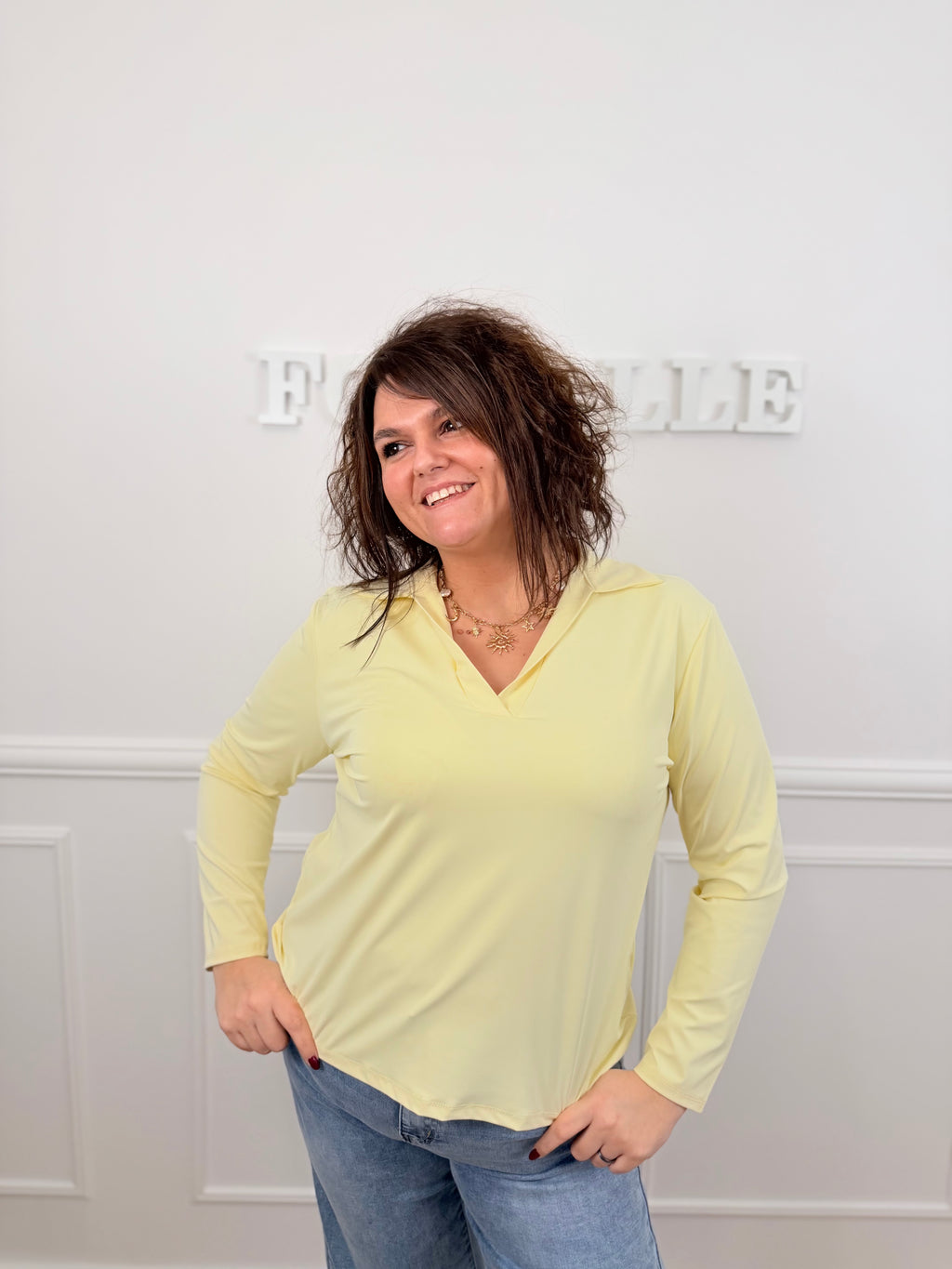 Blouse Soraya jaune