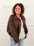 Veste Azel marron