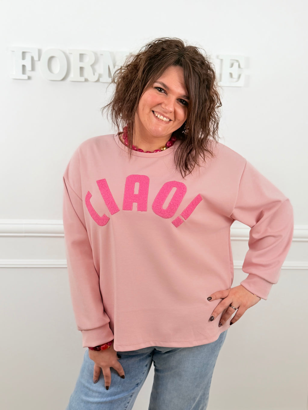 Sweat Ciao rose poudré