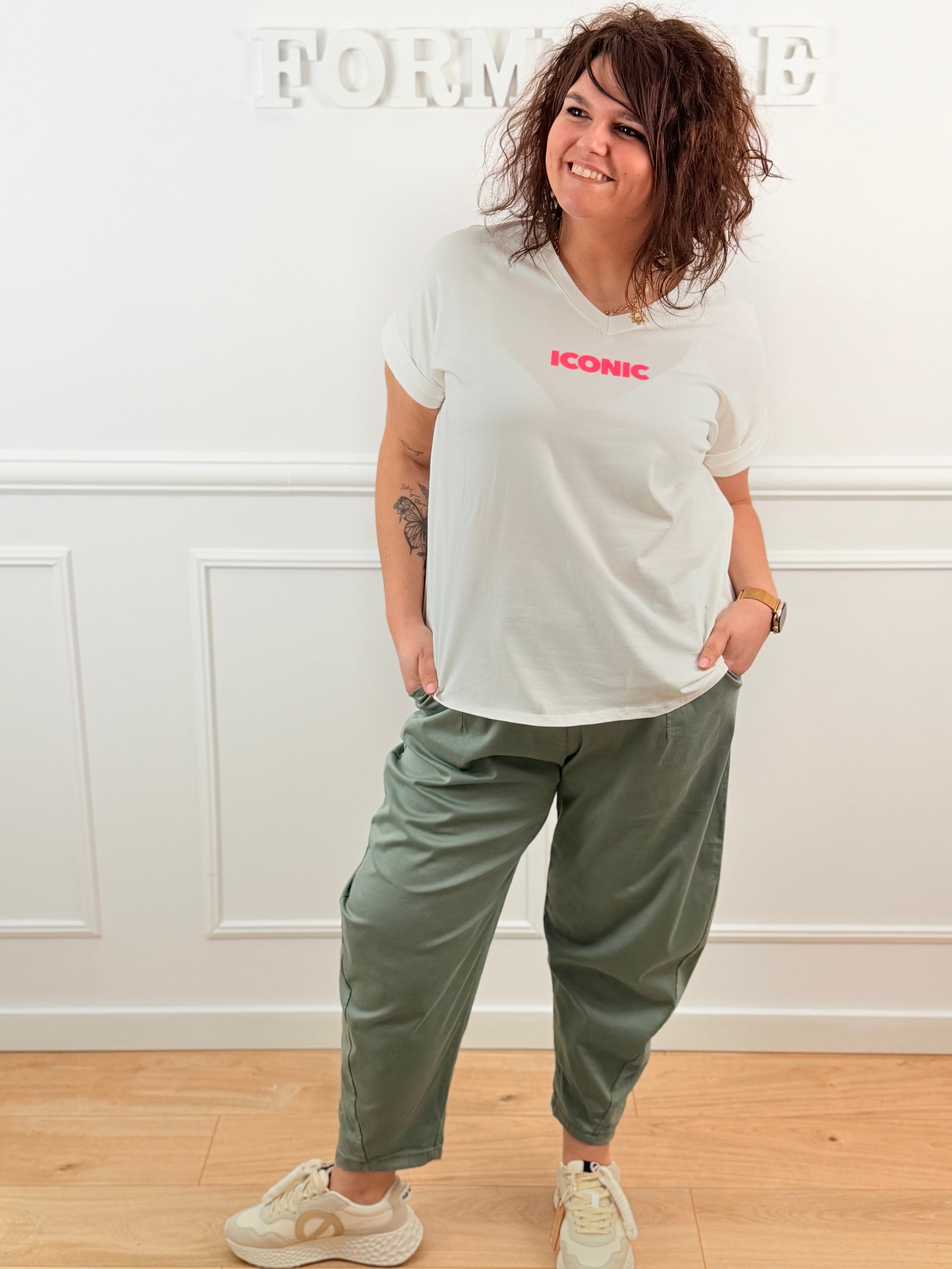 Pantalon Gina kaki