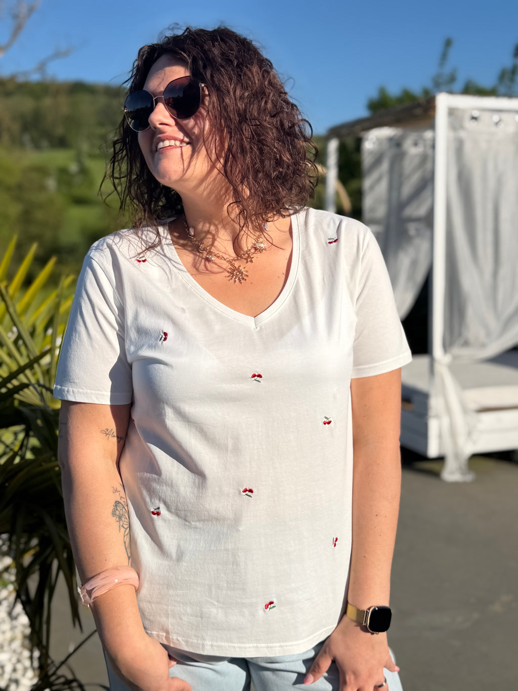 T-shirt cerises