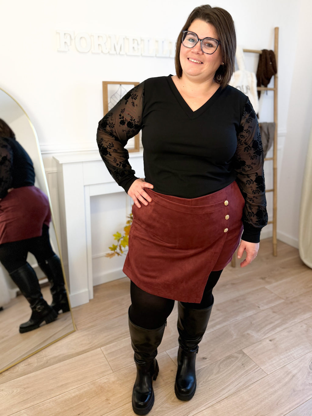 La jupe short Brenda