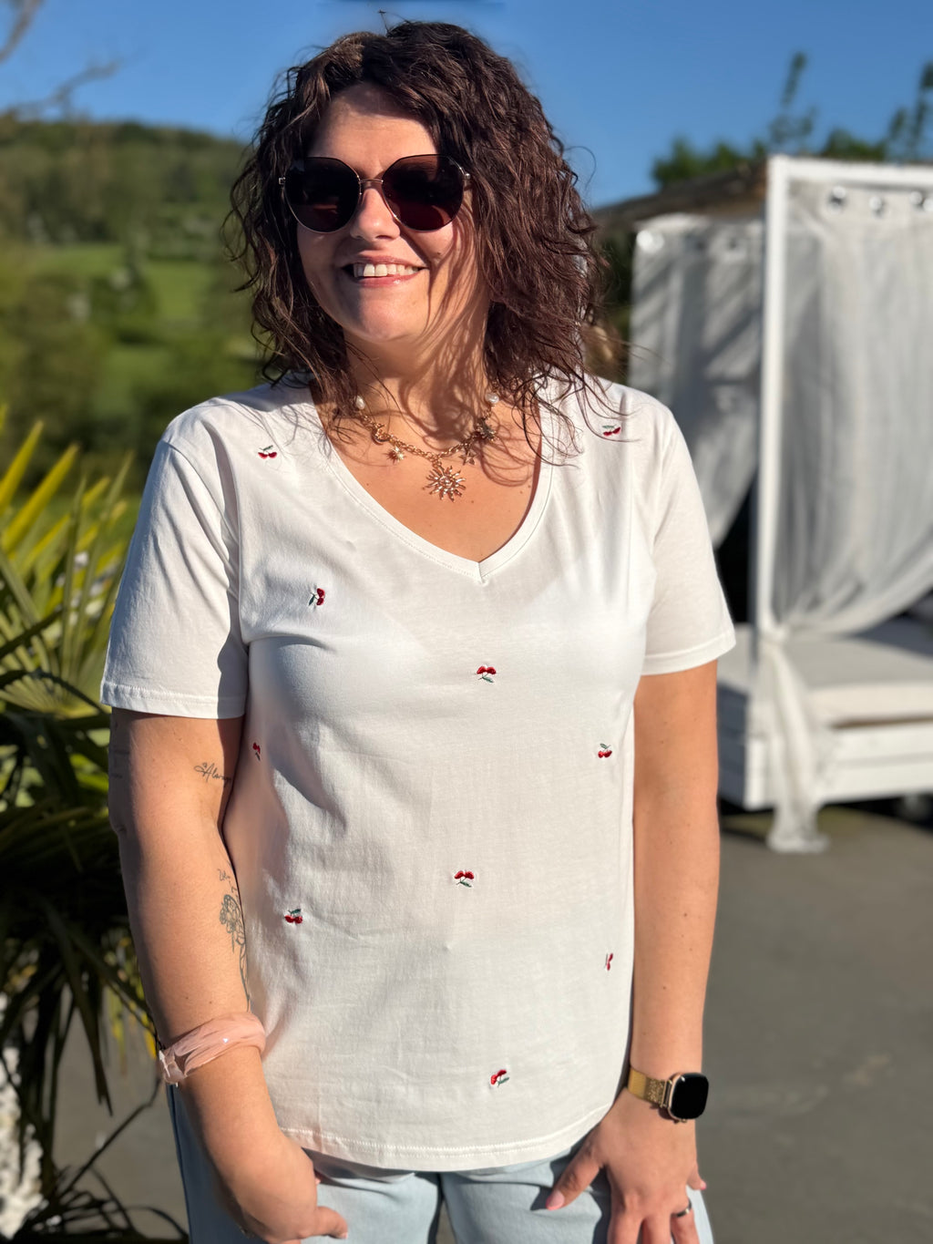 T-shirt cerises