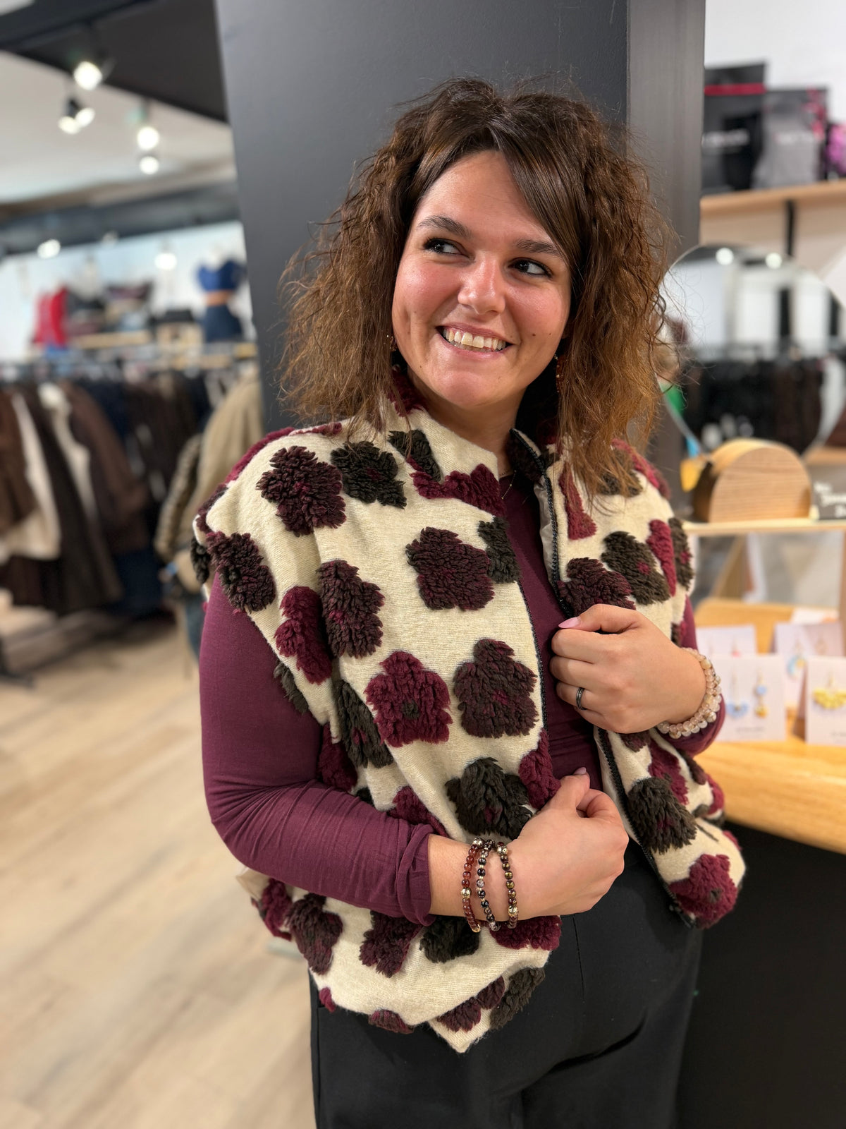 Veste sans manches Flora