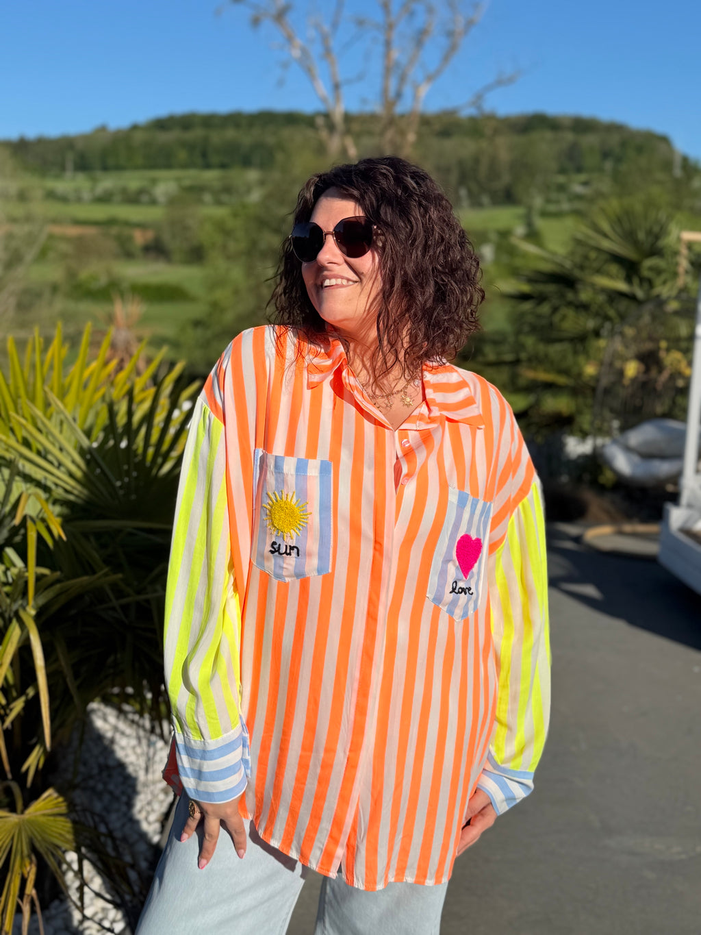Le chemiser Sun orange