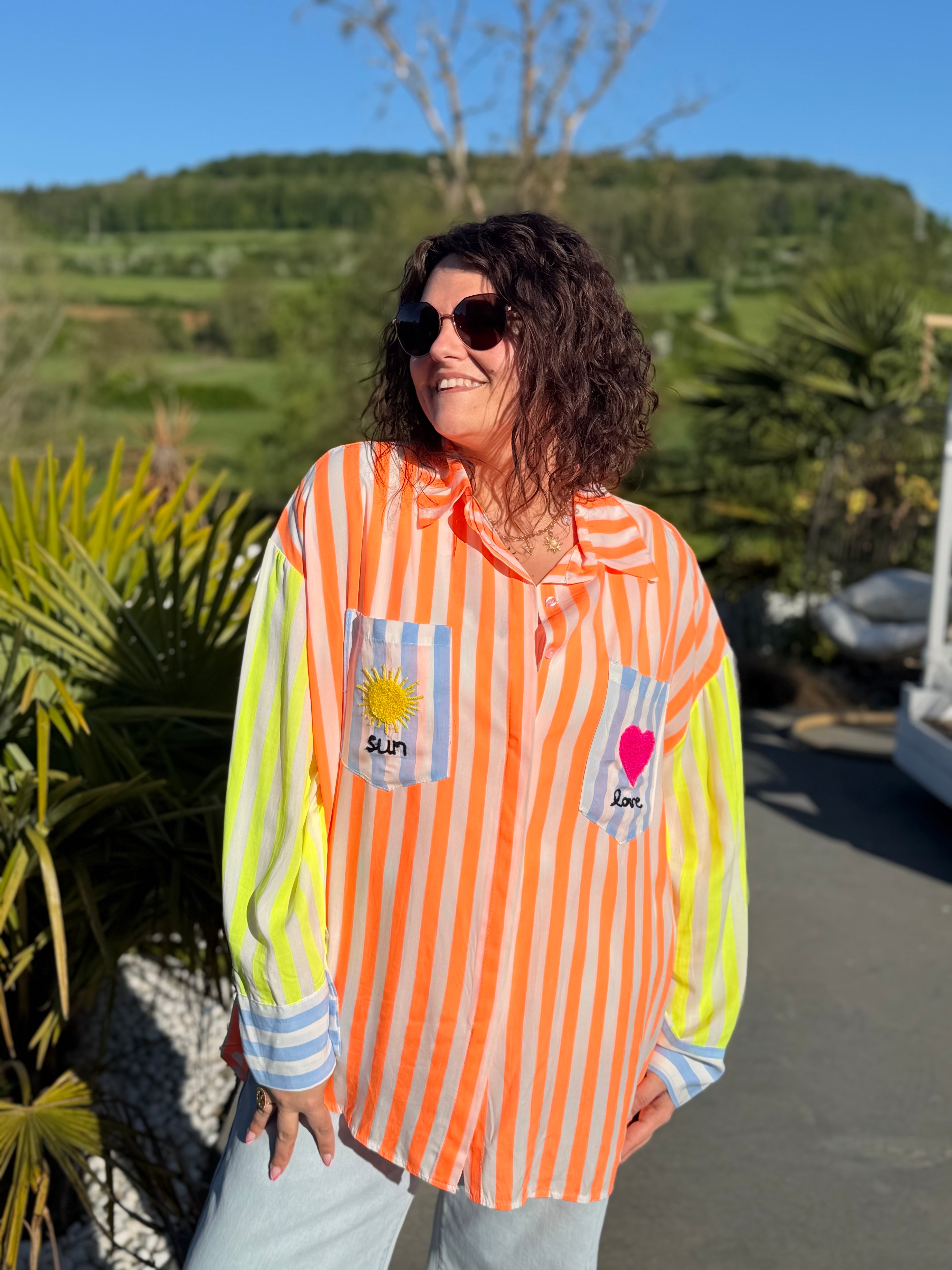 Le chemiser Sun orange