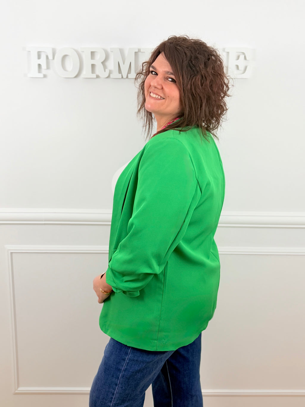 Le blazer Soléa vert