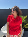 Blouse Paula rouge