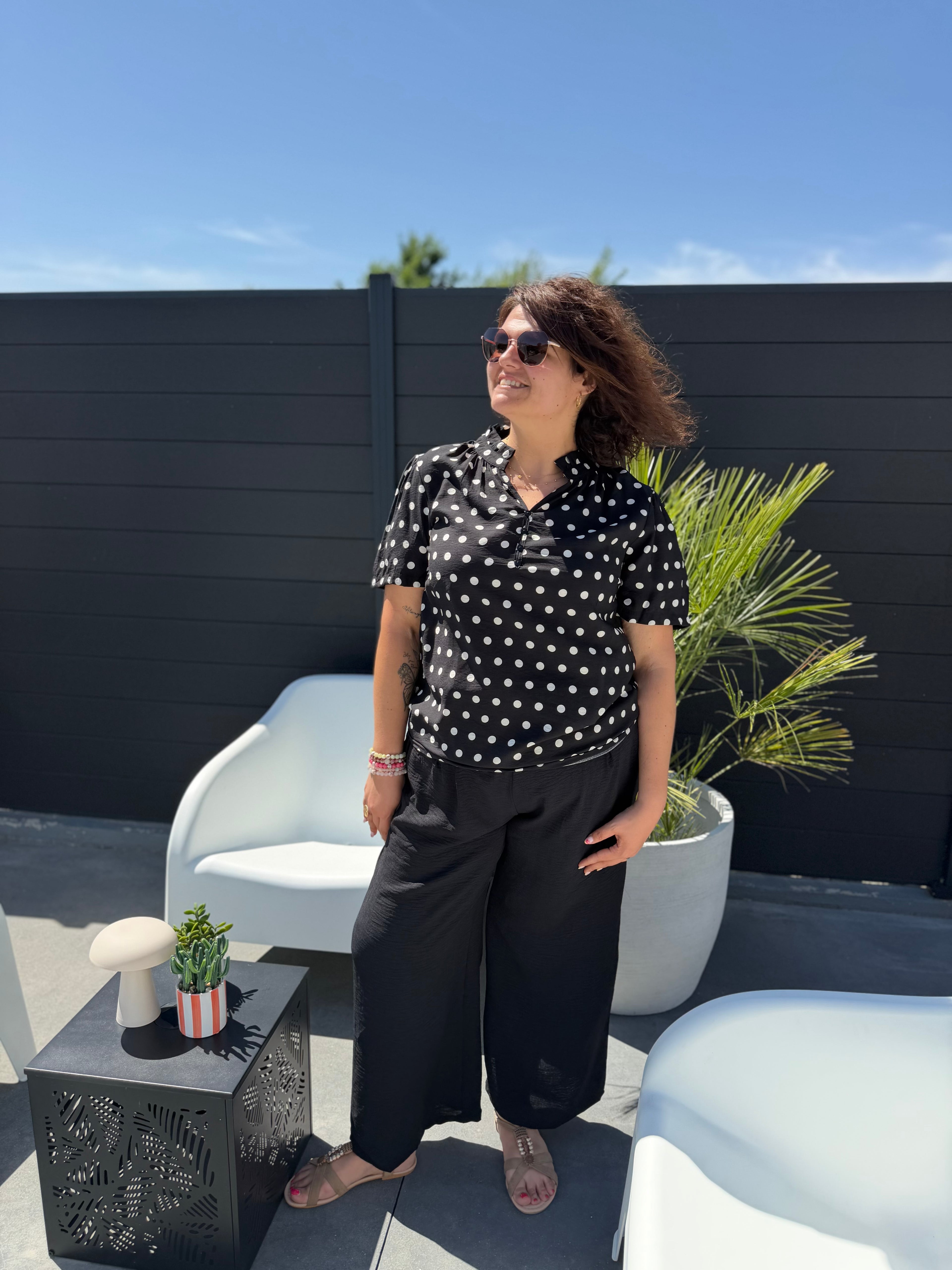 Blouse Orora noir