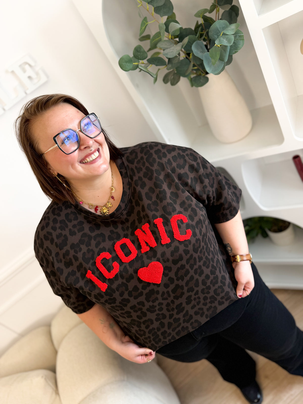 T-shirt Iconic rouge