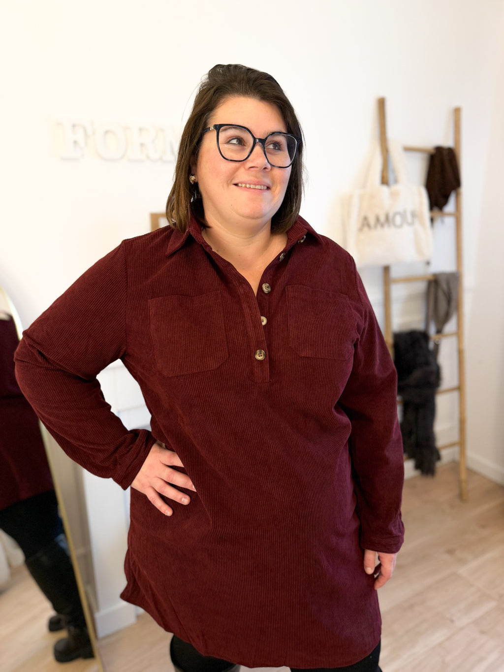 La robe Maria velours