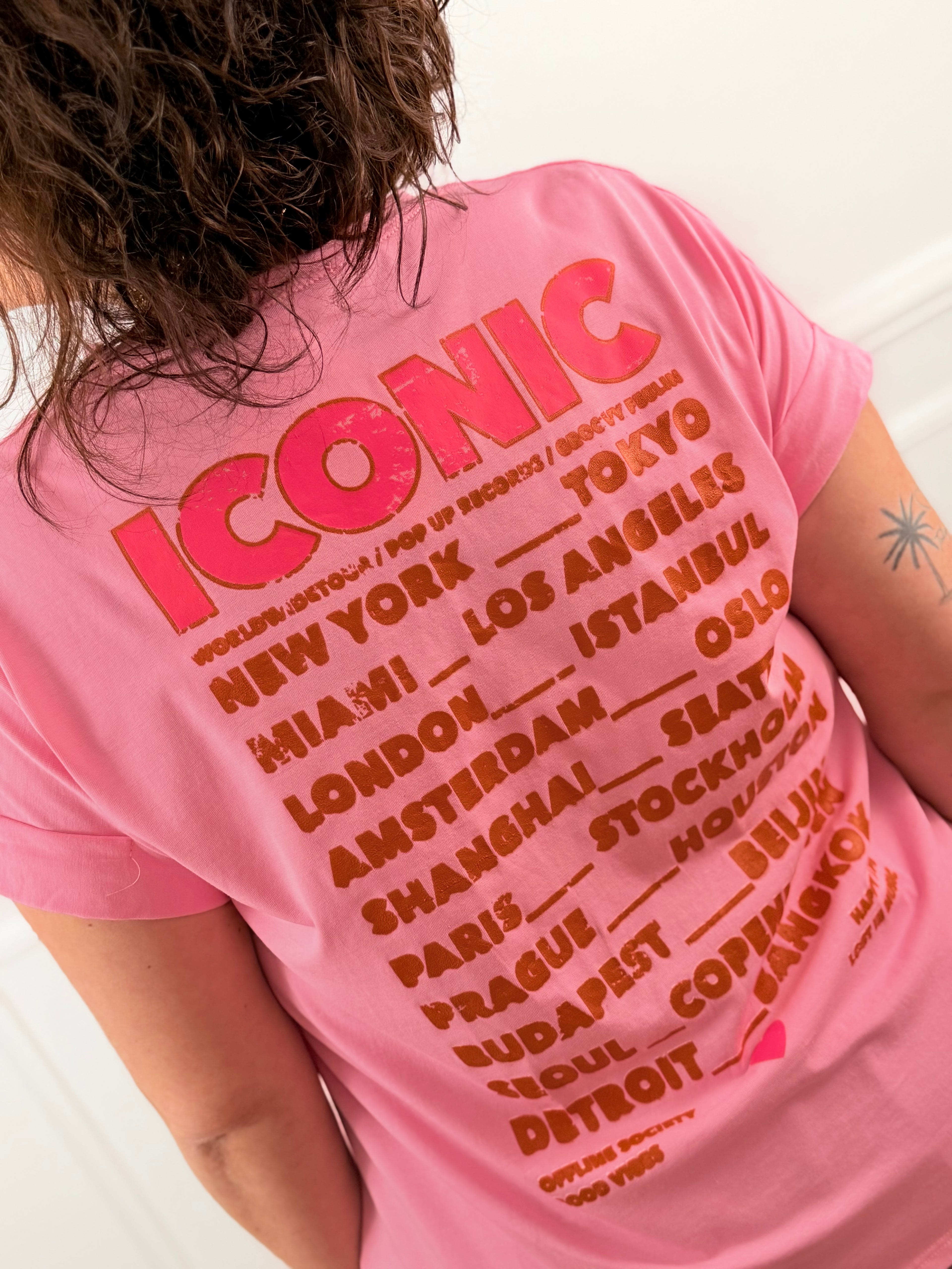 T-shirt Iconic rose