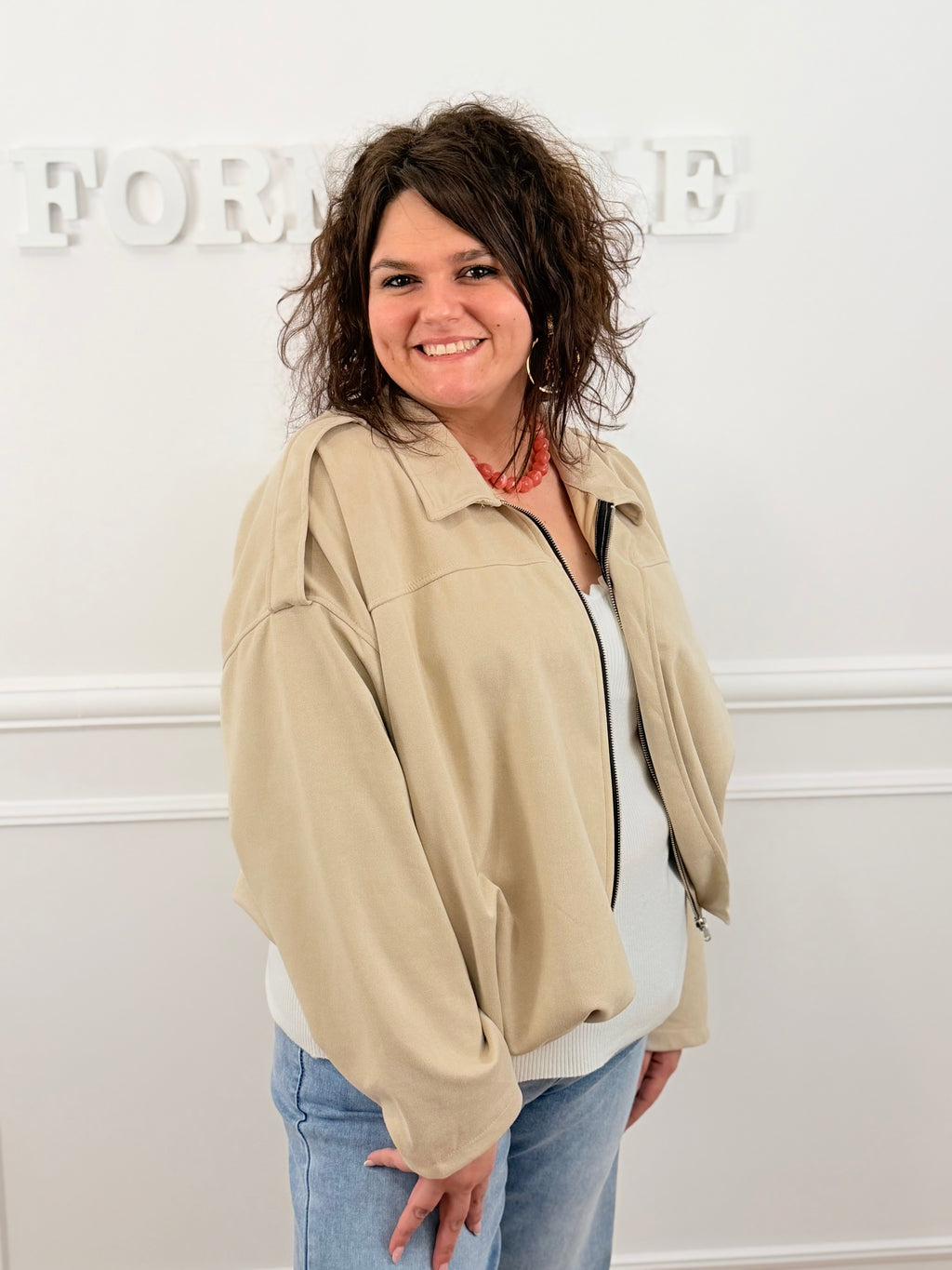 Veste Azel beige