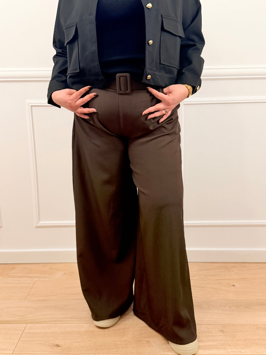 Le pantalon Emy marron