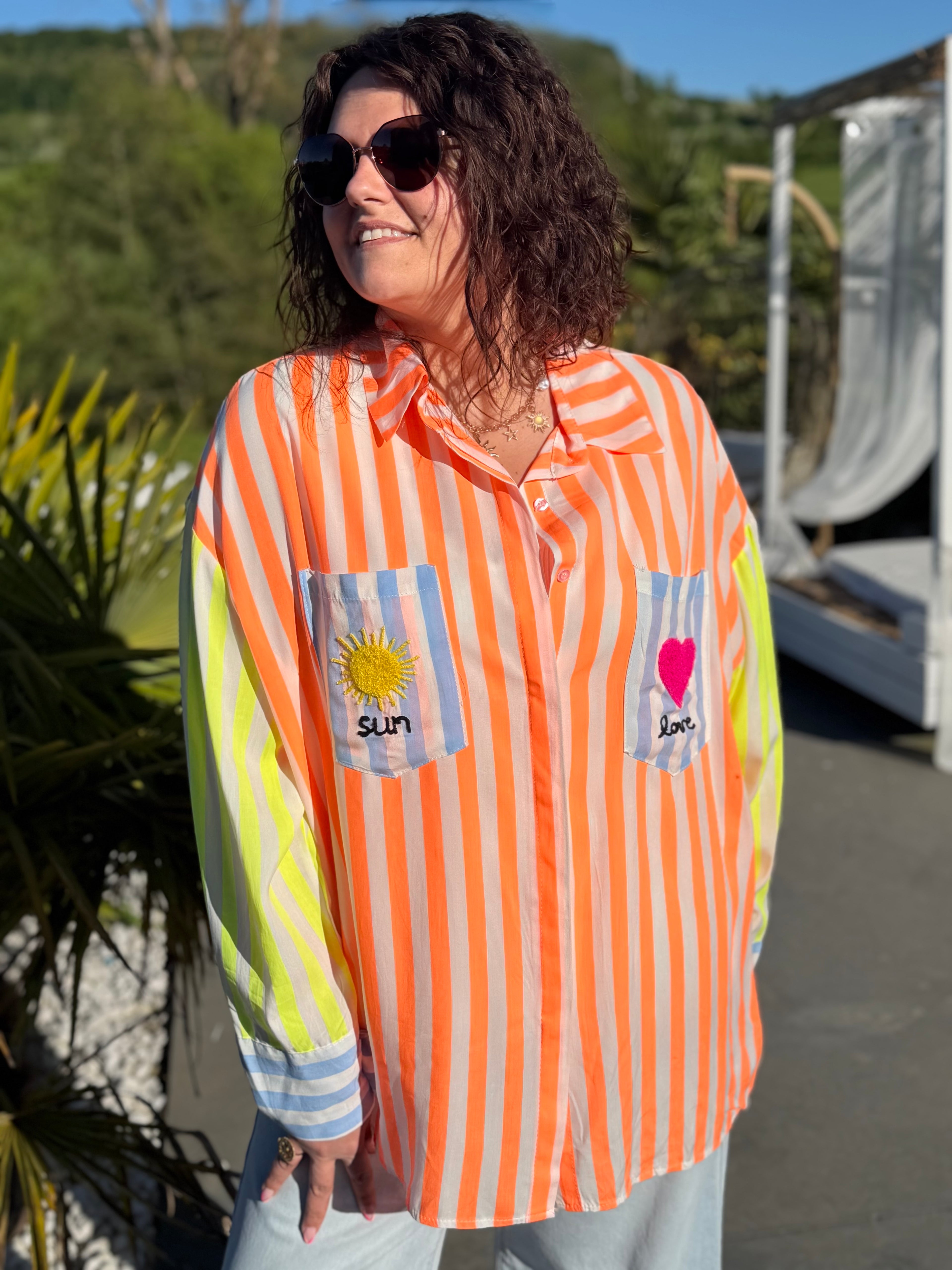 Le chemiser Sun orange