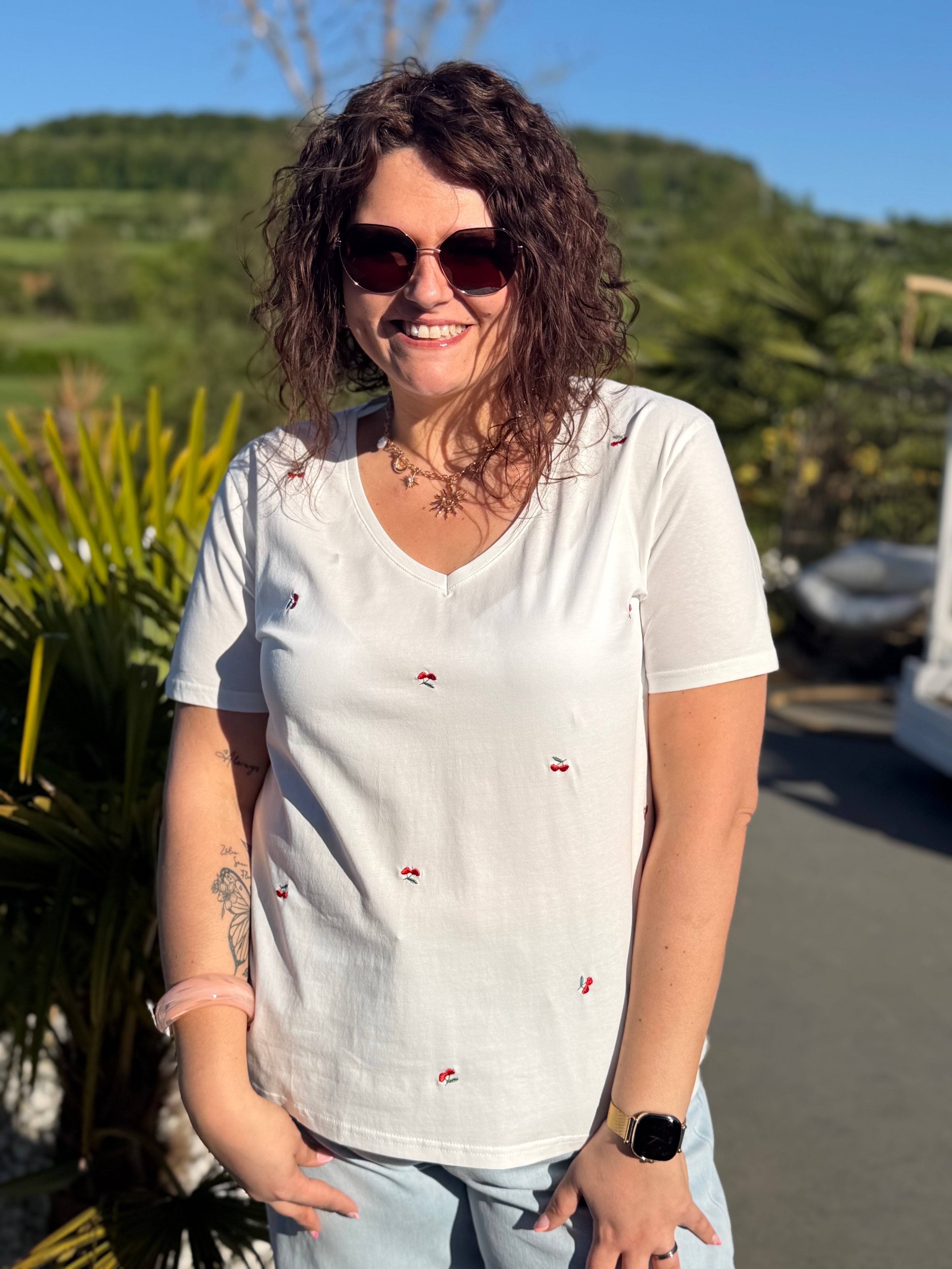T-shirt cerises