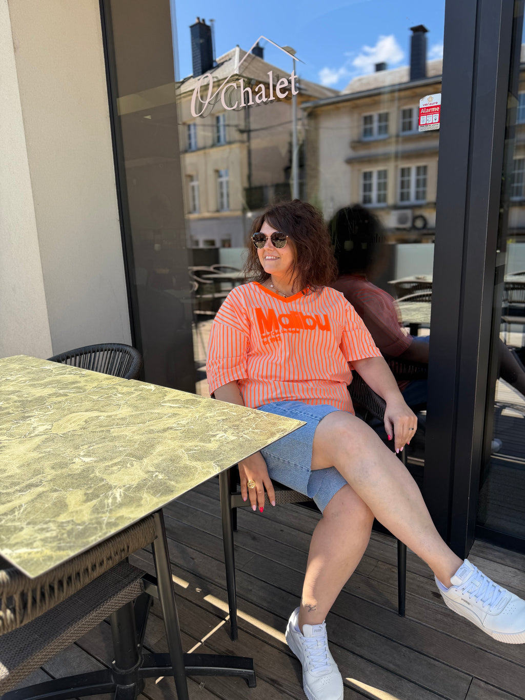 T-shirt Malibu orange