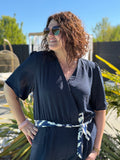 Combinaison short Laurie bleu marine