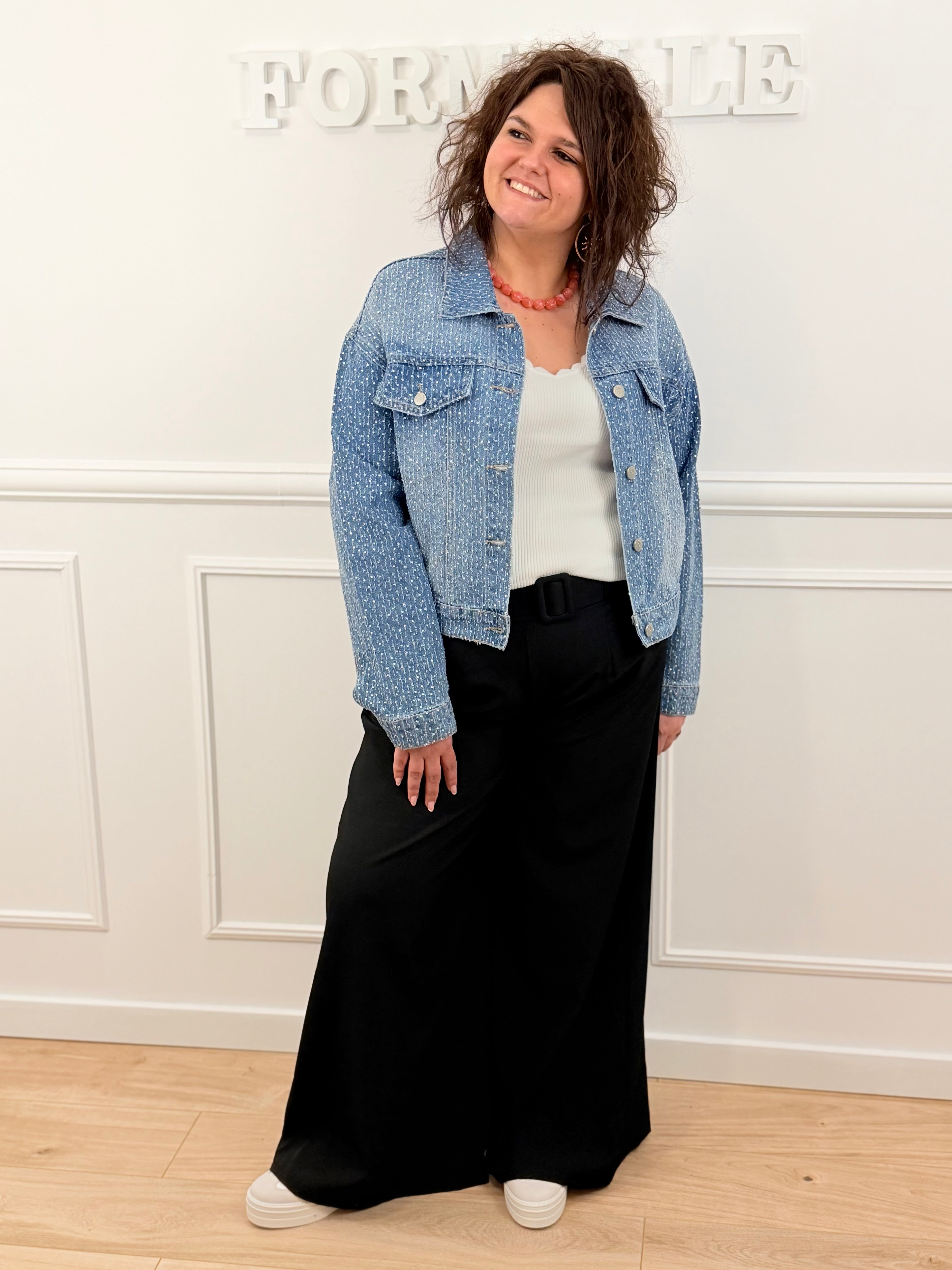 Veste en jeans Elora