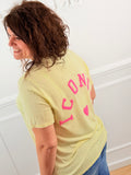 T-shirt Iconic jaune 🩷