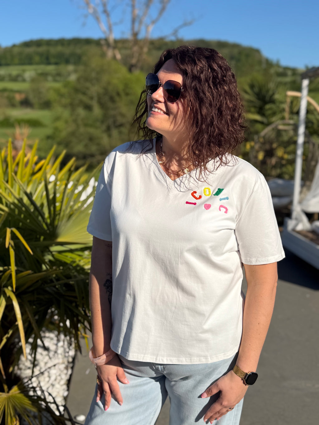 T-shirt Iconic blanc