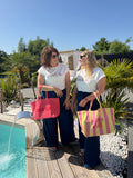 Pantalon fluide Tina bleu marine