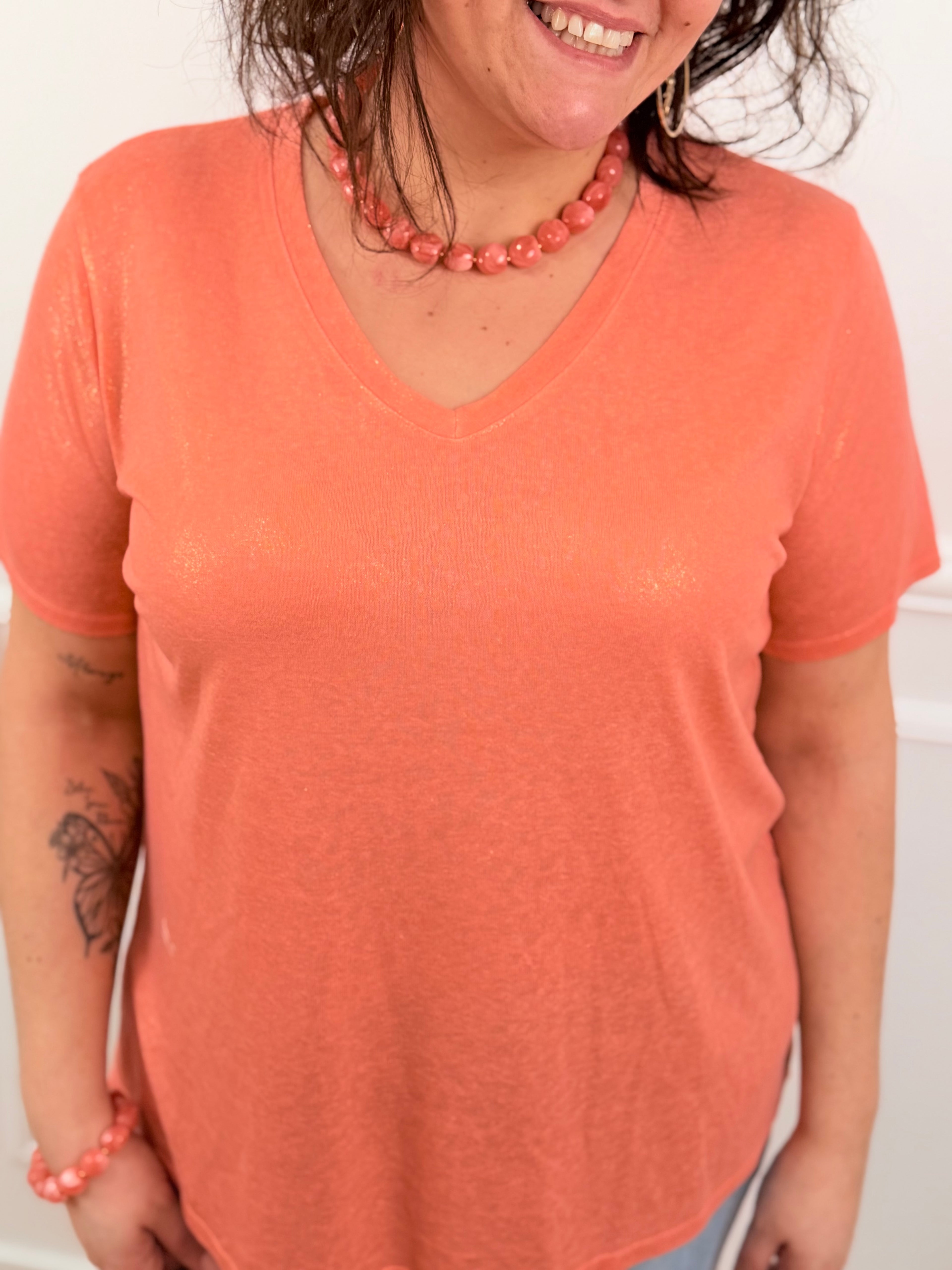 T-shirt Calya corail