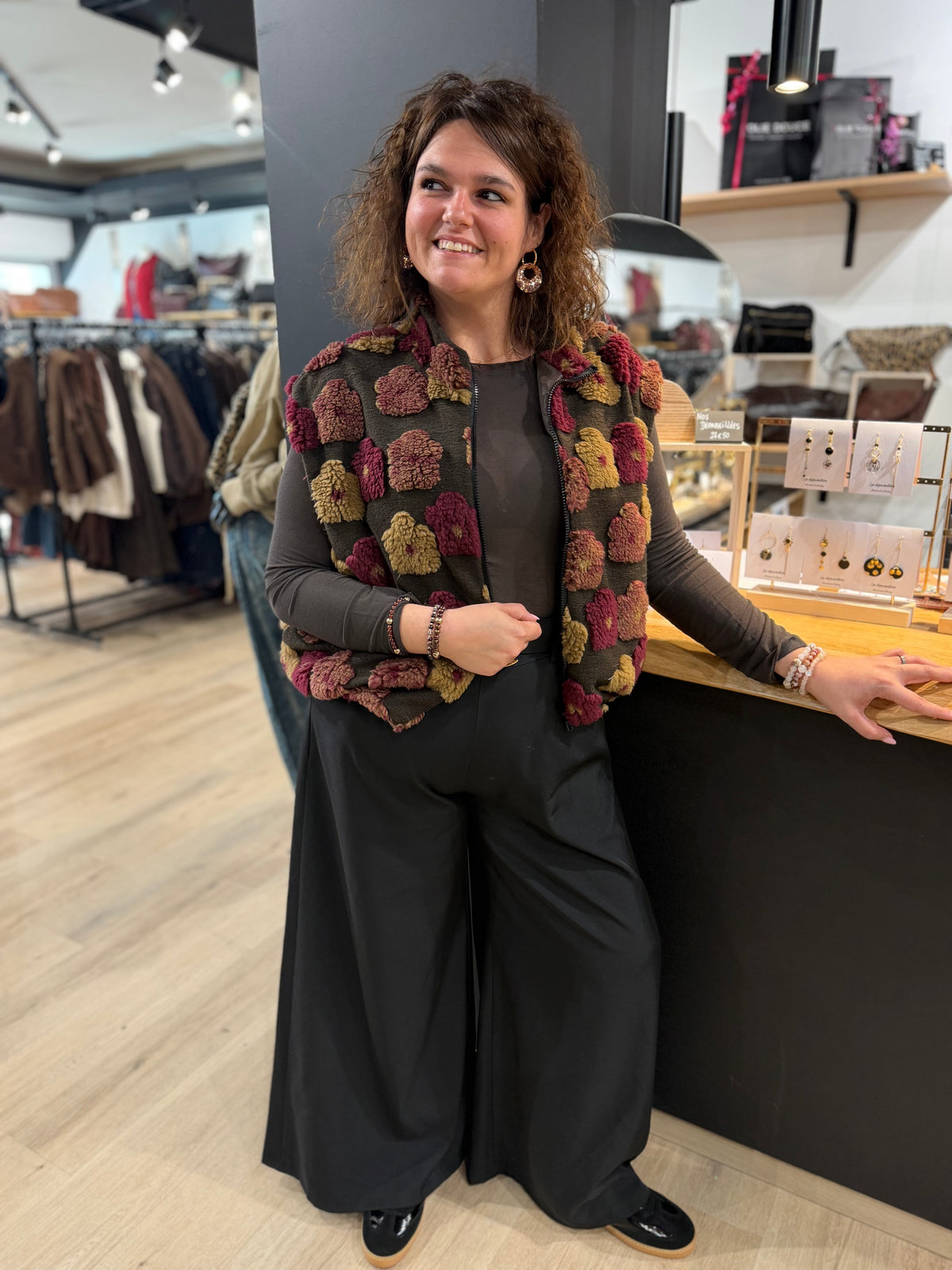 Veste sans manches Flora