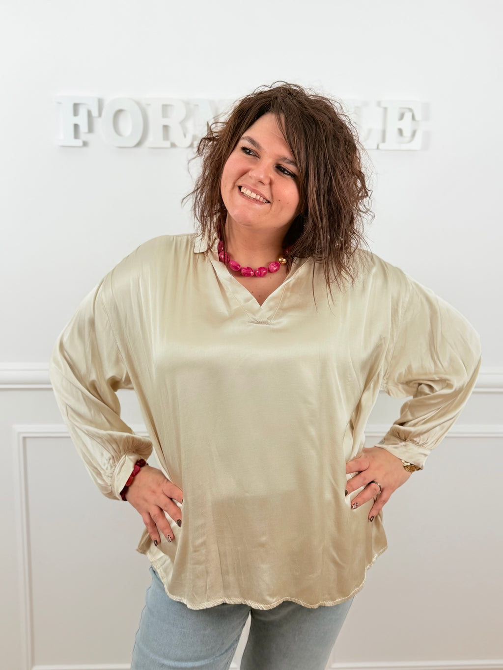 Blouse Malia beige