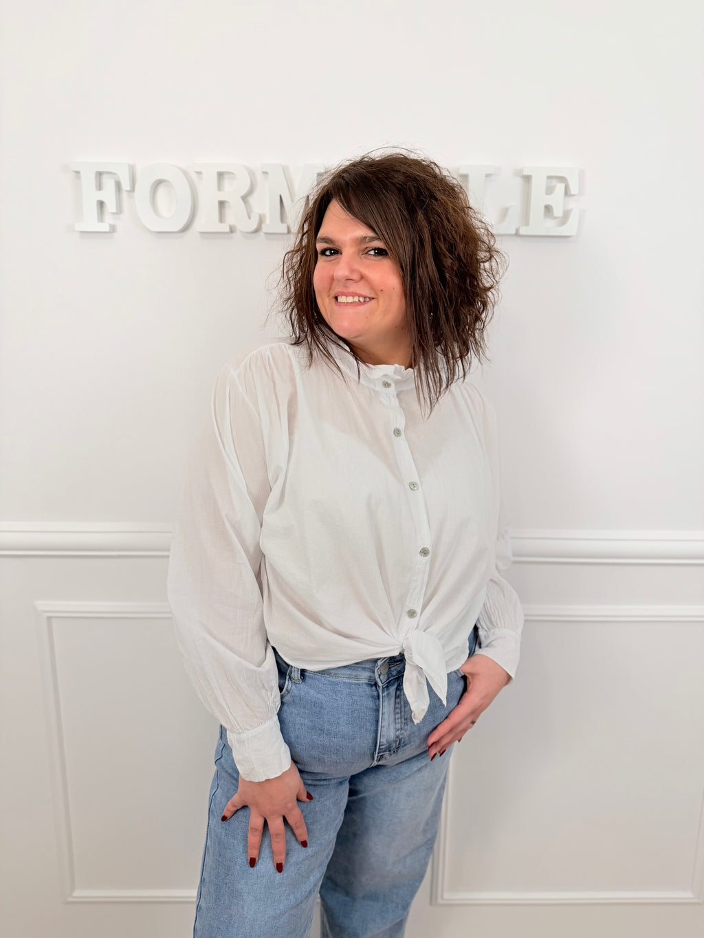 Chemisier Lori blanc