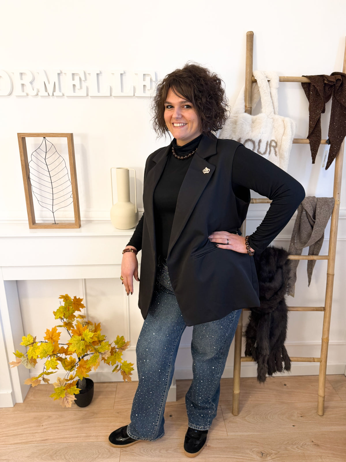 Le blazer sans manches Queens