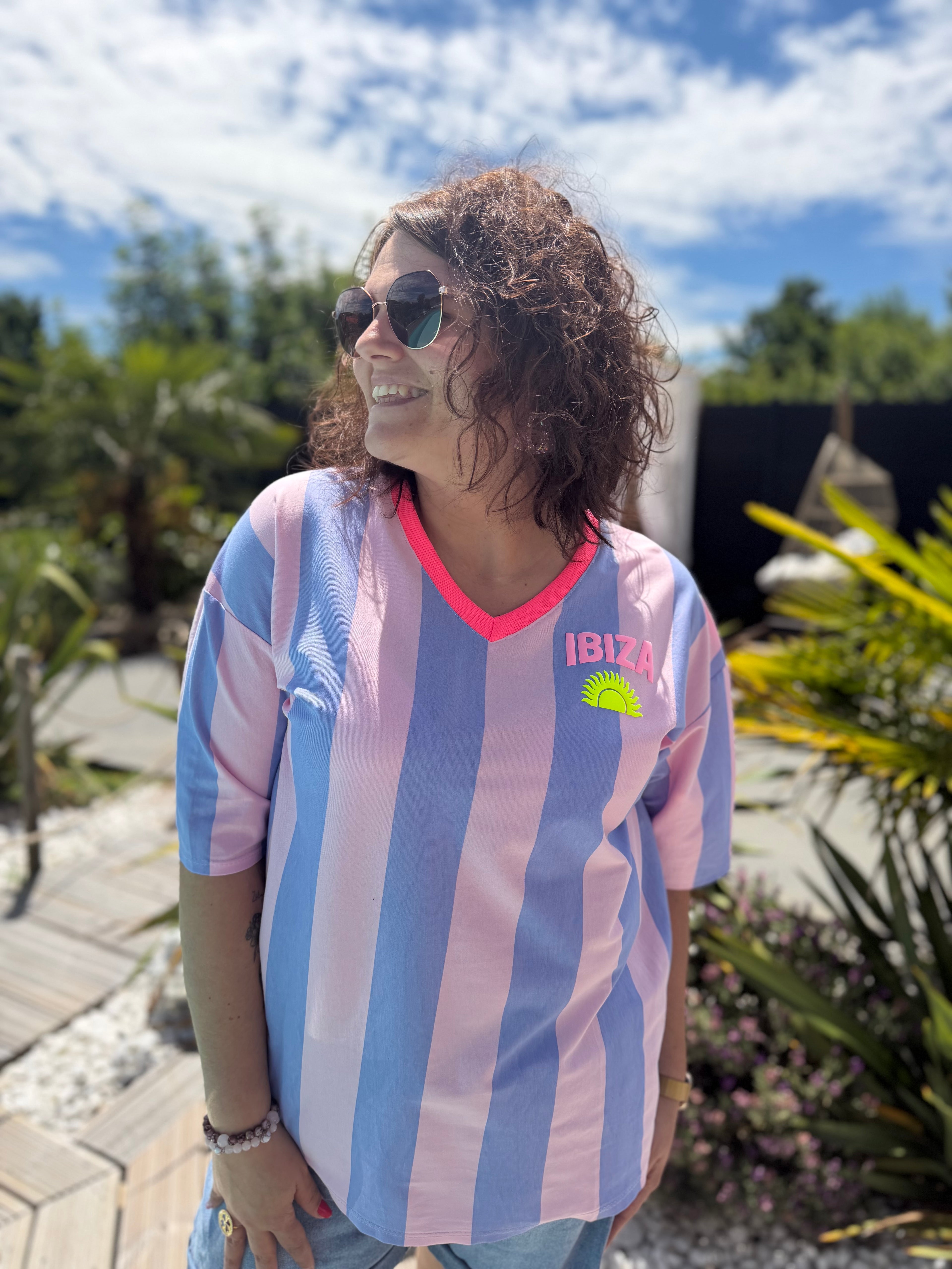 T-shirt Ibiza mauve