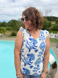 Blouse Ornella bleu