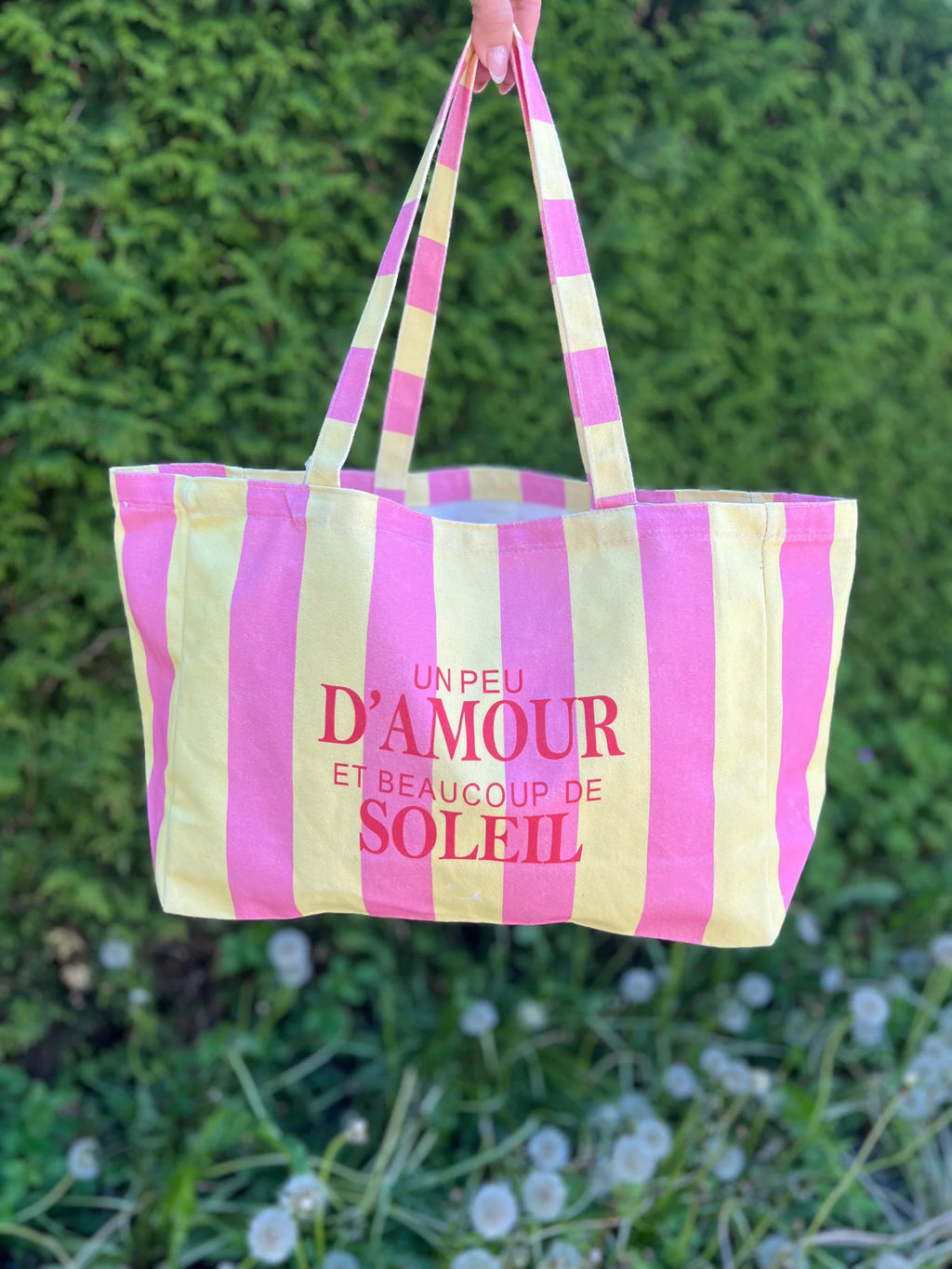 Le sac un peu d’amour et beaucoup de soleil rose & jaune